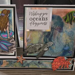 Handmade Ocean Mermaid Theme Card