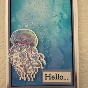Handmade Ocean Jellyfish Theme Card